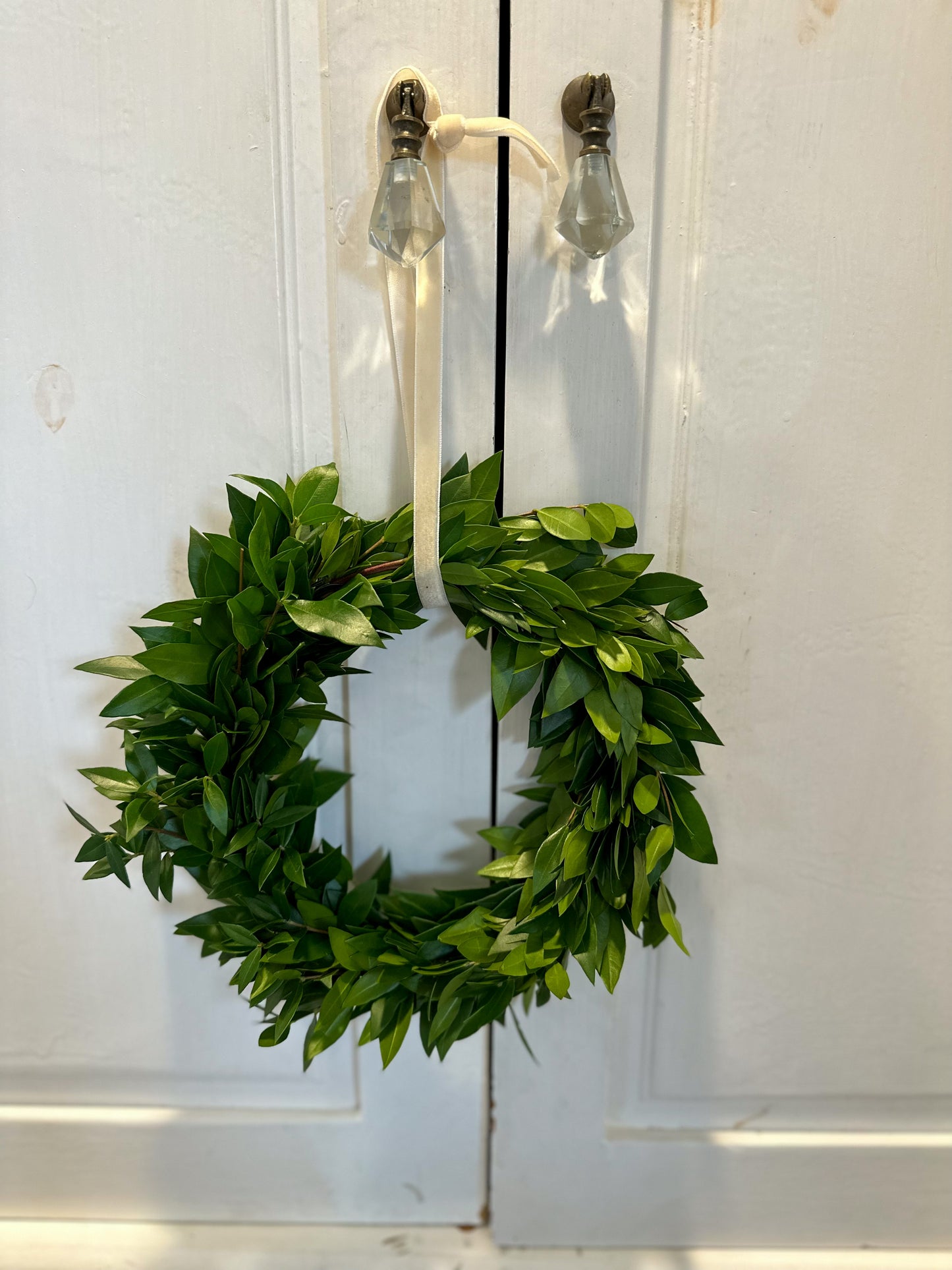 mini fresh myrtle wreath