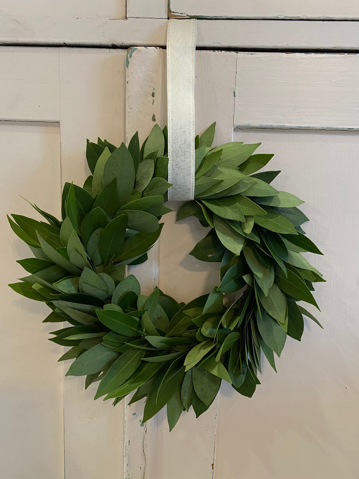 mini fresh bay wreath