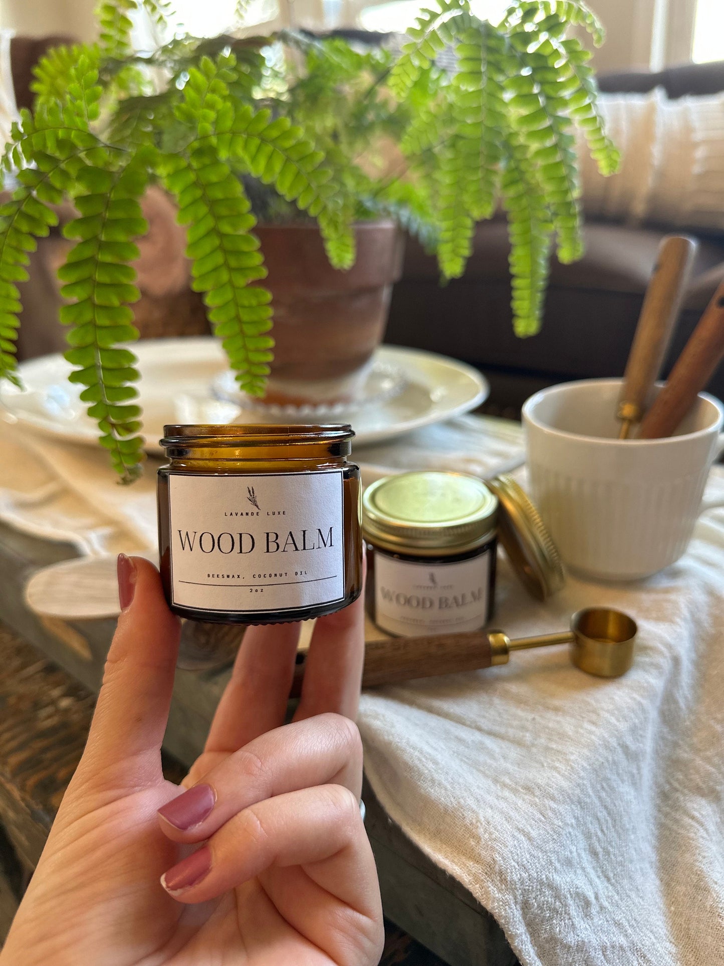 handcrafted beeswax wood balm | natural woodcare