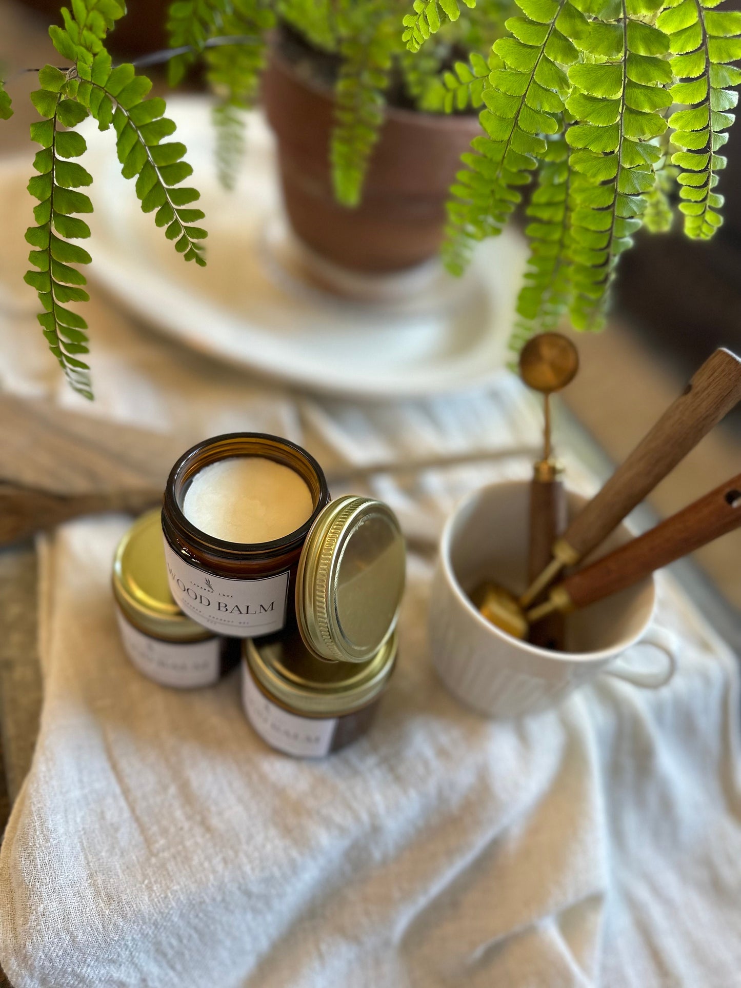 handcrafted beeswax wood balm | natural woodcare